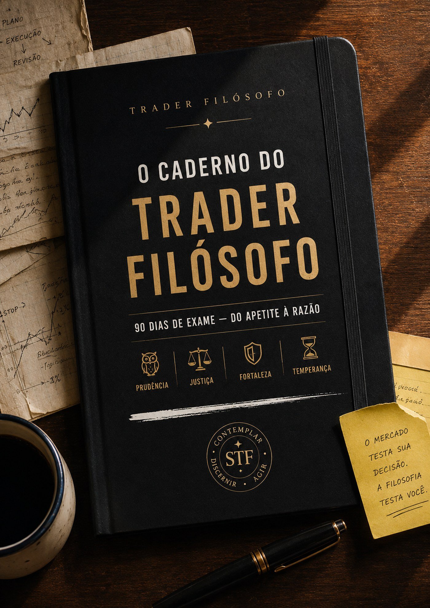 Capa — O Caderno do Trader Filósofo