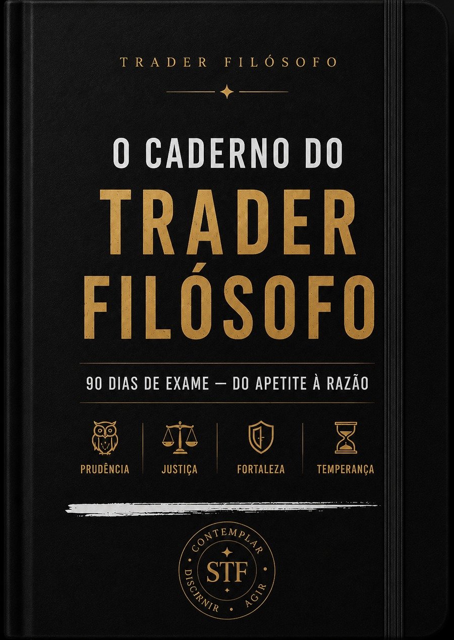 Capa do Caderno do Trader Filósofo