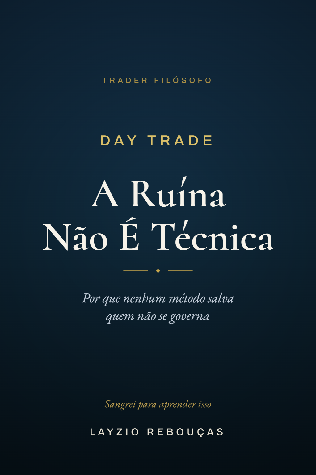 Capa do livro A Ruína Não É Técnica